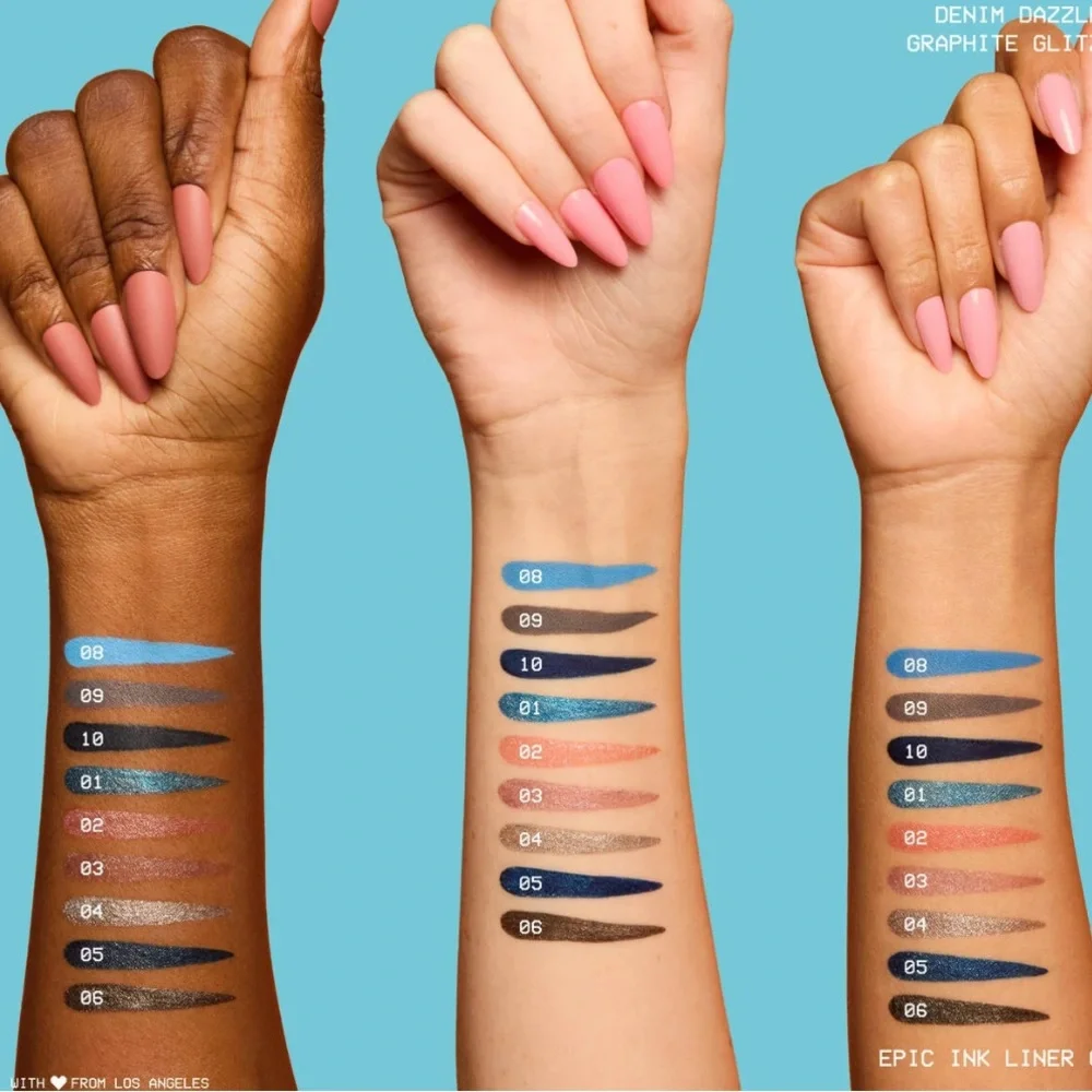 🦋 Pick 5/$25 NYX Denim Dazzle Epic Ink Liner Glitz Waterproof New FullSz
